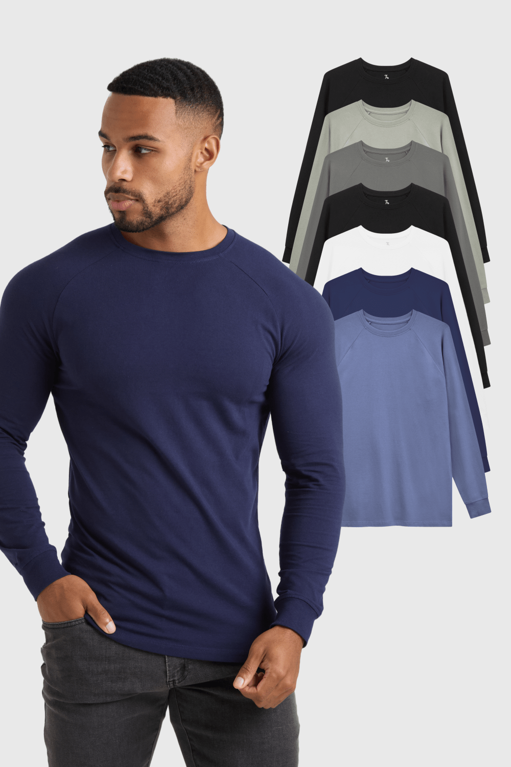 Muscle Fit Long Sleeve Everyday 7-Pack