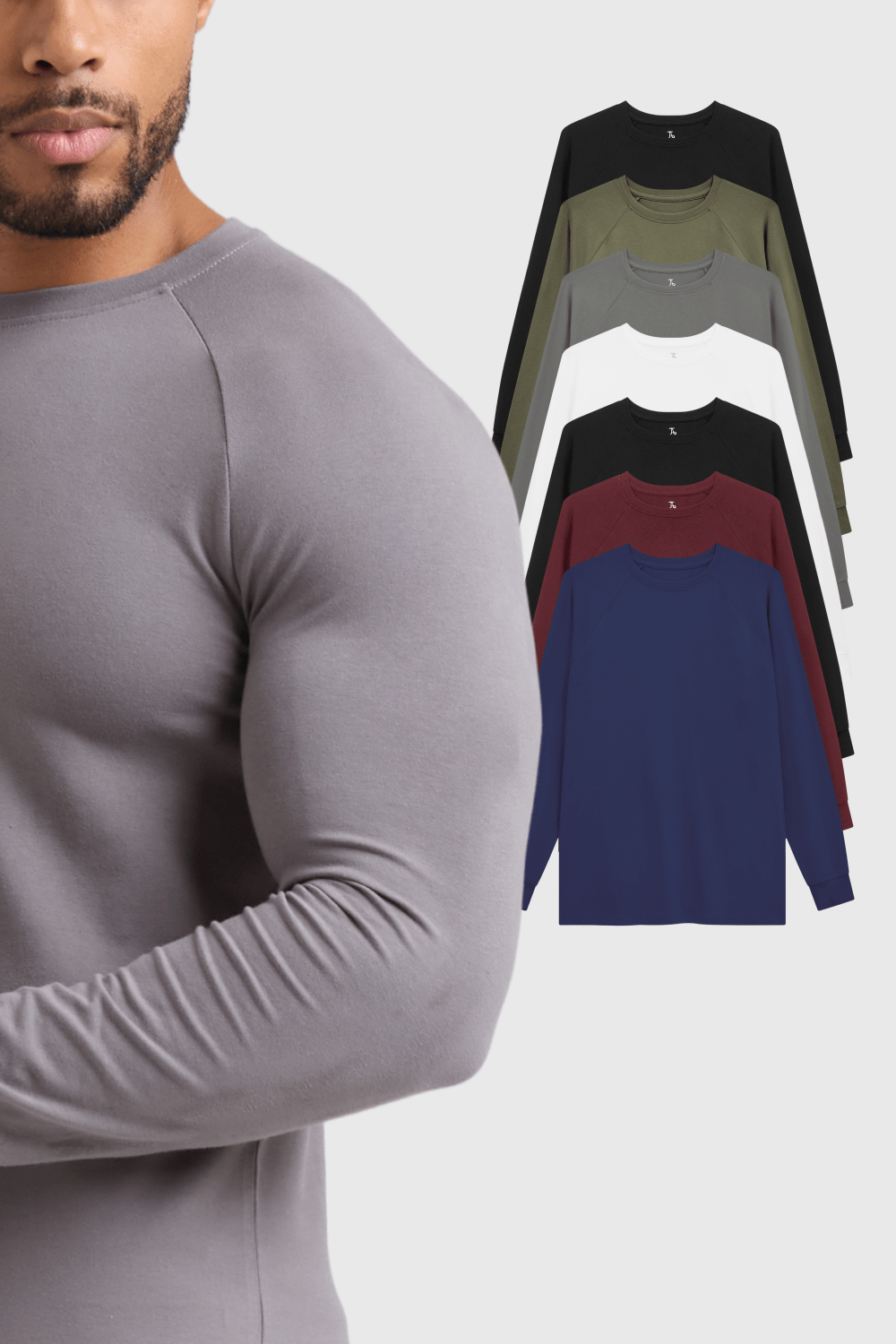 Muscle Fit Long Sleeve Everywear 7-Pack