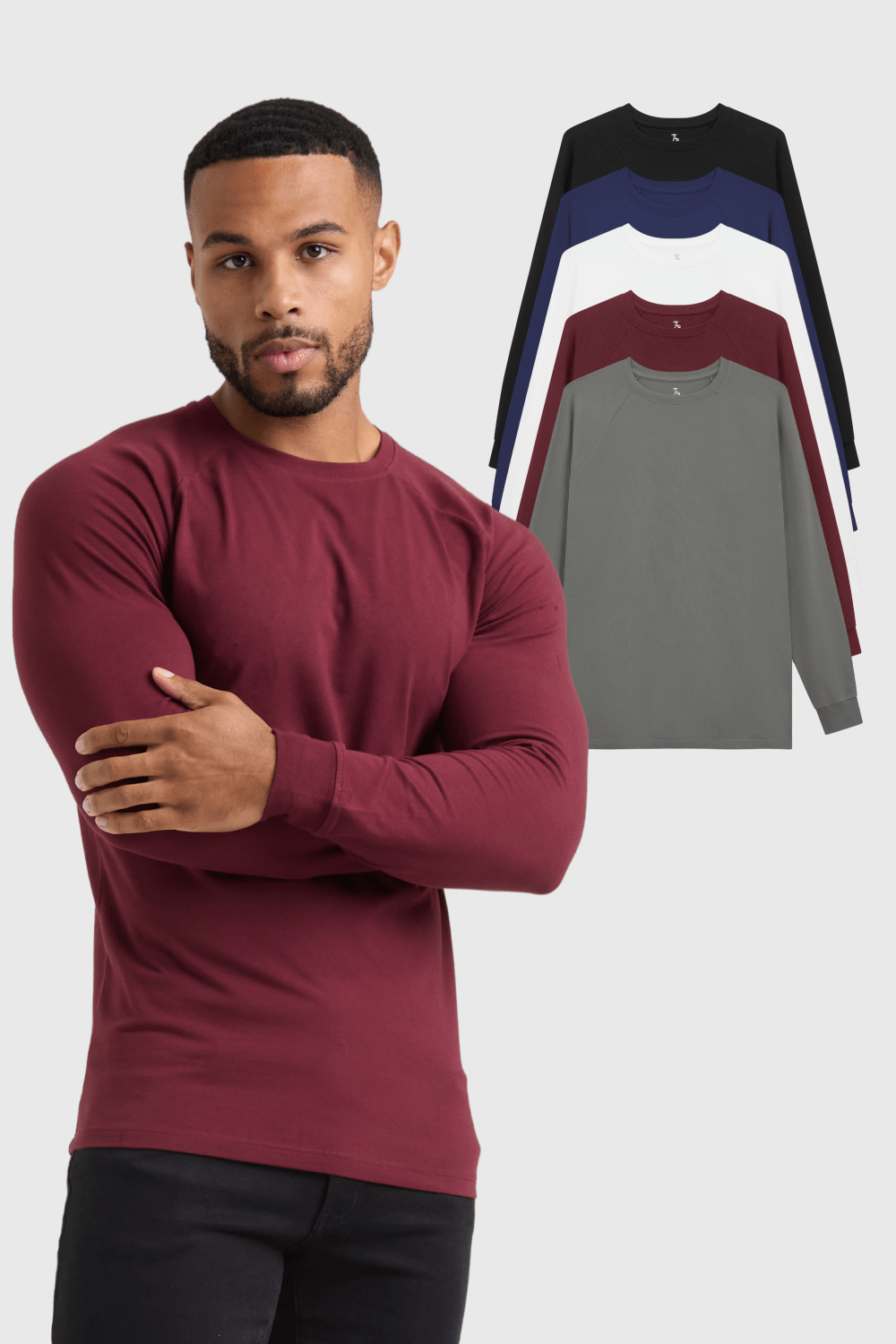 Muscle Fit Long Sleeve Starter 5-Pack