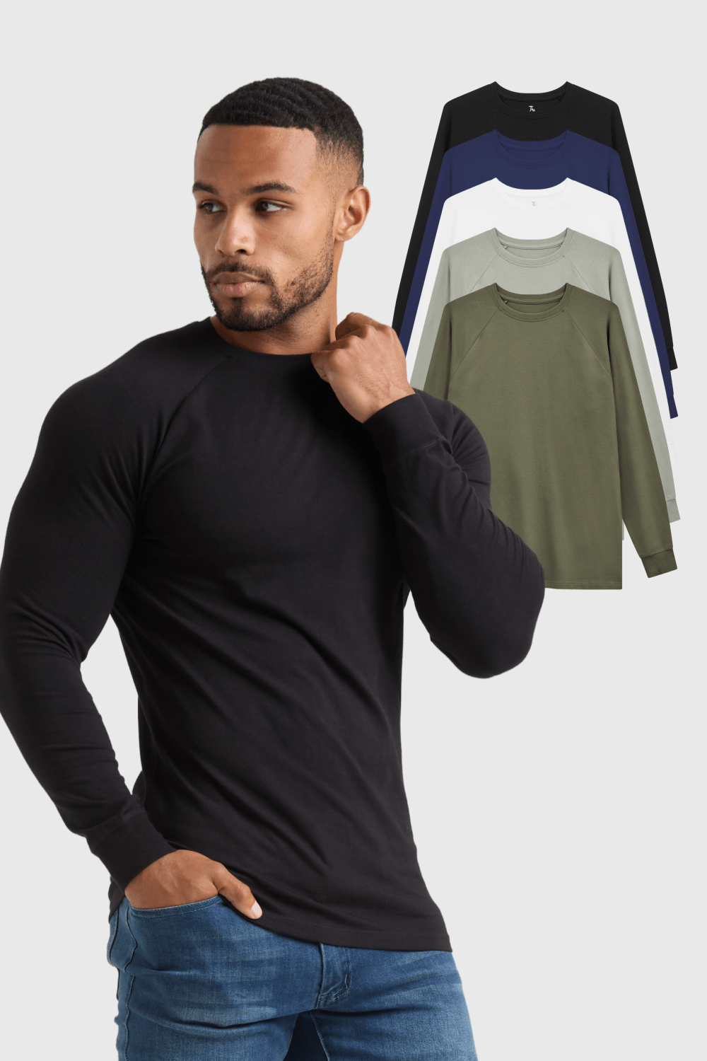 Muscle Fit Long Sleeve Veteran 5-Pack