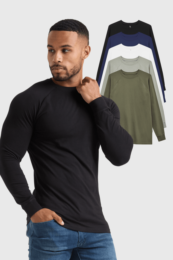 Muscle Fit Long Sleeve Veteran 5-Pack
