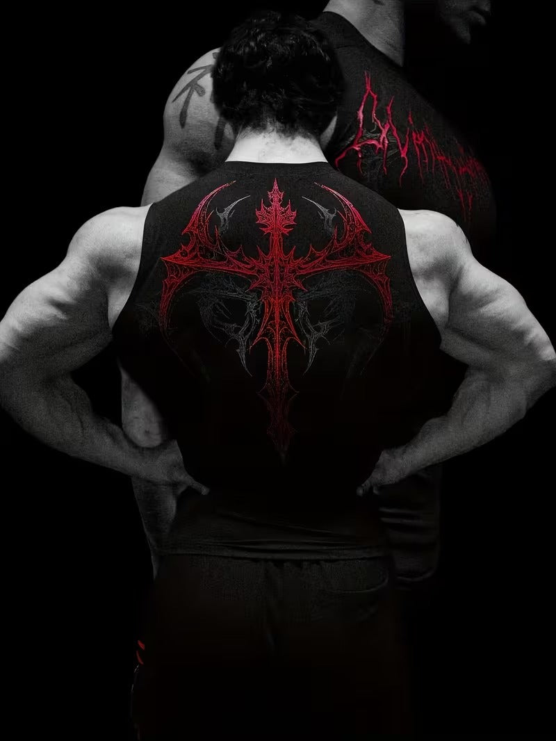 Men Sleeveless Muscle T-Shirt