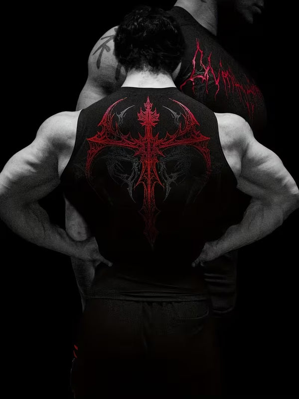 Men Sleeveless Muscle T-Shirt