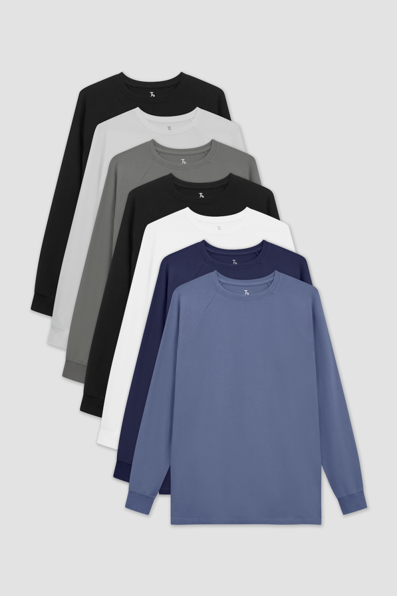 Muscle Fit Long Sleeve Everyday 7-Pack